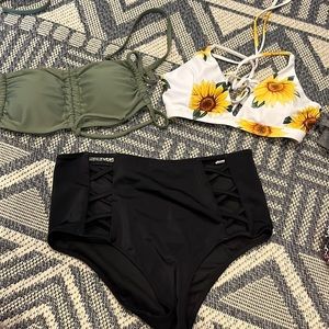 3 pack bikini pieces